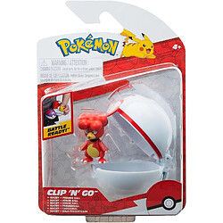 Jazwares Clip'n'Go - Poké Balls Magby & Poké Ball 