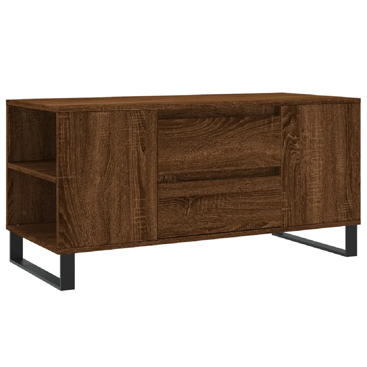 Maison Chic Tabls basse,Table Console pour salon chêne marron 102x44,5x50 cm bois d'ingénierie -MN28459