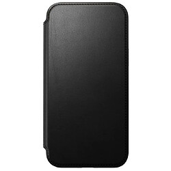 Acheter Nomad Étui Folio pour iPhone 15 Plus Magsafe avec Porte-cartes en Cuir Moderne Noir