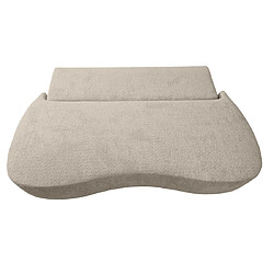 Acheter Bestmobilier Mahina - canapé droit 3 places sans accoudoirs - convertible avec coffre - en tissu bouclette