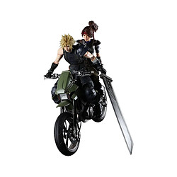 Square-Enix Final Fantasy VII Remake Play Arts Kai - Figurines et véhicule Jessie, Cloud & Bike 