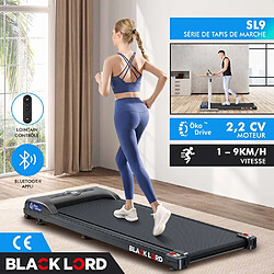 BLACK LORD Tapis de Marche Électrique Maison Bureau Gymnase Fitness Télécommande 