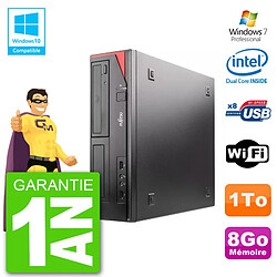 PC Fujitsu Esprimo E520 DT G3220 RAM 8Go Disque 1To Graveur DVD Wifi W7 · Occasion 