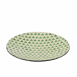 Paris Prix Coupelle Déco Motif Mosaïque Nuye 45cm Vert