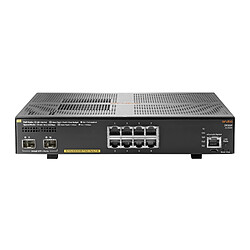 Aruba, a Hewlett Packard Enterprise company 2930F 8G PoE+ 2SFP+ Géré L3 Gigabit Ethernet (10/100/1000) Gris 1U Connexion Ethernet, supportant l'alimentation via ce port (PoE)