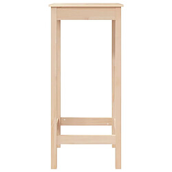 Acheter vidaXL Table de bar 50x50x110 cm bois massif de pin