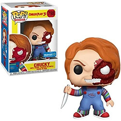 Funko POP Films Child's Play 3 Chucky Half Face Battle Damage Exclusif 798