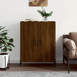 Maison Chic Buffet,Meuble de Rangement,commode pour salon,Cuisine chêne marron 69,5x34x90 cm bois d'ingénierie -MN95138