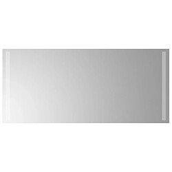 vidaXL Miroir de salle de bain à LED 90x40 cm