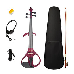 Violon Électrique Silencieux Ensemble De Violon électrique Silencieux 4/4 Complet Avec Câble Pour Sac De Casque Pour Casque Rossin