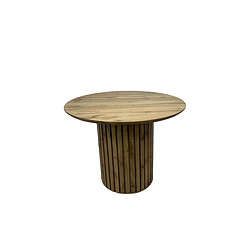 Table Romimex Marron Bois MDF 100 x 76 x 100 cm 