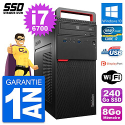 PC Tour Lenovo ThinkCentre M700 Intel i7-6700 RAM 8Go SSD 240Go Windows 10 Wifi - Occasion