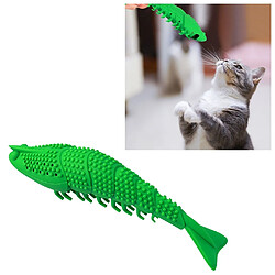 Wewoo Cataire Fish Bite Dentshing Stick Funny Cat Toy Brosse à dents pour animaux de compagnie 