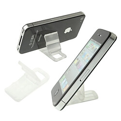 Wewoo Support Holder Transparent pour l'pour iPhone, Galaxy, , Xiaomi, LG, HTC et d'autres smartphone Mini universel de en plastique de téléphone universel,