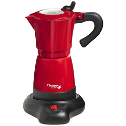 Cafetière italienne électrique 6 tasses 480w rouge - aes480 - BESTRON