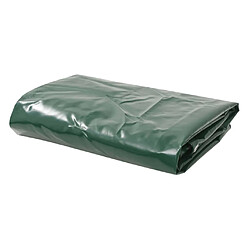 vidaXL Bâche 650 g / m² 1,5 x 6 m Vert 