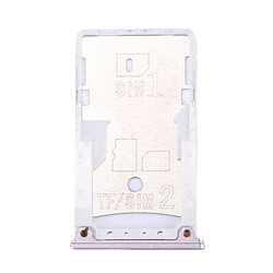 Wewoo Tiroir de Carte SIM gris pièce détachée pour Xiaomi Redmi 4 SIM et SIM / TF Plateau