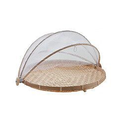 Avis Aubry Gaspard Plateau rond avec cloche filet 40 cm.