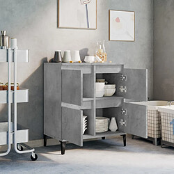 Avis Maison Chic Buffet,Meuble de Rangement,commode pour salon,Cuisine Gris béton 60x35x70 cm Bois d'ingénierie -MN76086