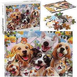 Avis Universal Puzzle adulte pour puzzle, 1000 pièces pour animaux de compagnie chat et chien puzzle défi puzzle jeu