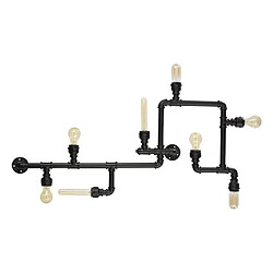 Acheter Ideal Lux Applique / plafonnier d'intérieur à 8 ampoules, noir mat, E27