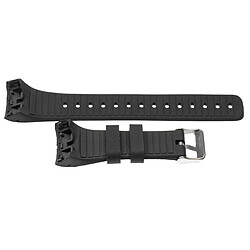 vhbw bracelet compatible avec Polar M400, M430 montre connectée - 14,5 + 8,9 cm silicone noir