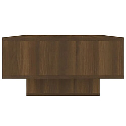 Maison Chic Table basse,Table Console Table d'appoint, Table pour salon Chêne marron 105x55x32 cm Bois d'ingénierie -MN39718 pas cher