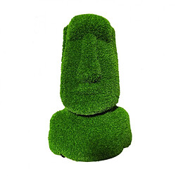 Jardinex Peluche de jardin ... 100 cm - Vert Peluche de jardin Moaï gazon synthétique (100 cm) - Vert 100 cm