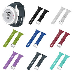 Acheter Wewoo Bracelet pour montre connectée Dragonne de remplacement femme en silicone SUUNTO M1 / M2 / M4 / M5 Blanc