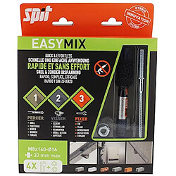 cheville mécano-chimique - spit easy-mix - 8 x 140 mm - blister de 4 - spit 060230