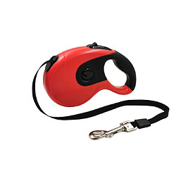 Universal Remblai rétractable pour chien extension auto-réglable corde en nylon pour chien traction pour chiot chat accessoires pour animaux de compagnie | Laisse (rouge) 