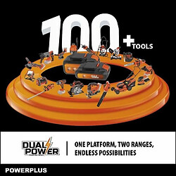 Avis DUAL POWER Taille-haie Powerplus DualPower Powdpg75380 40 V