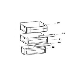 Indesit TIROIR INTERMEDIAIRE REP21