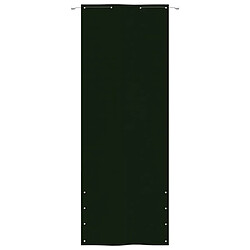 vidaXL Écran de balcon Vert foncé 80x240 cm Tissu Oxford