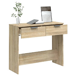 Acheter vidaXL Table console Chêne sonoma 90x36x75 cm Bois d'ingénierie