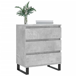 Avis Maison Chic Buffet,Meuble de Rangement,commode pour salon,Cuisine Gris béton 60x35x70 cm Bois d'ingénierie -MN90485