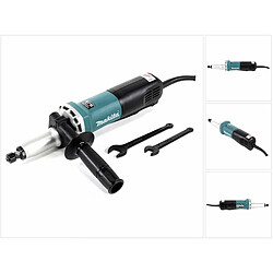 Makita GD0811C Meuleuse droite 6 mm 750 Watt avec Poignée latérale 