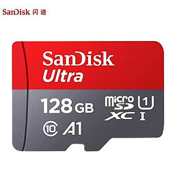 SanDisk Ultra 128Go Carte Mémoire Micro SD U1 A1 SDHC Vitesse de Lecture 98MB-S, Classe 10