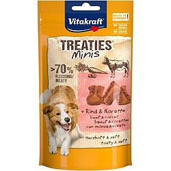 Snack pour chiens Vitakraft Treaties Minis Beef and carrot Viande de bœuf