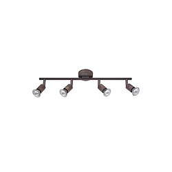 NOVA LUCE Plafonnier BASE Rouille LED GU10 4x5 W