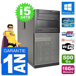 PC Tour Dell 7010 Intel Core i5-3470 RAM 16Go Disque Dur 500Go Windows 10 Wifi · Occasion 