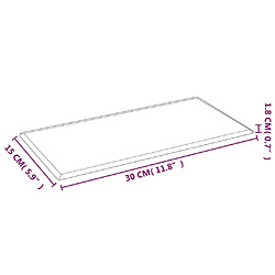 vidaXL Panneaux muraux 12pcs Rouge bordeaux 30x15 cm Similicuir 0,54m² pas cher