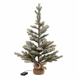 Paris Prix Sapin de Noël Déco Led Enneigé 81cm Vert