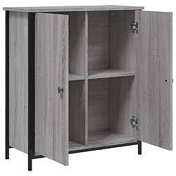 Acheter vidaXL Buffet sonoma gris 70x30x80 cm bois d'ingénierie