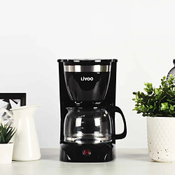 Livoo Cafetière électrique noire 10-12 tasses