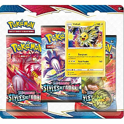 Asmodée Pack 3 boosters Pokémon EB05