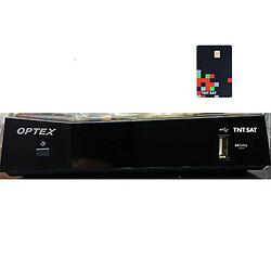 RECEPTEUR TNT PAR SATELLITE TNTSAT OPTEX ORS 9990-HD + CARTE TNTSAT VALABLE 4 ANS