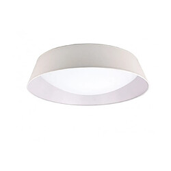 Luminaire Center Plafonnier LED intégré Nordica blanc 9 ampoules 20cm