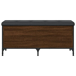 Acheter Maison Chic Banc de rangement | Meuble de rangement d'Entrée | Coffres d'Intérieur chêne marron 102x42x45 cm bois d'ingénierie -MN55620