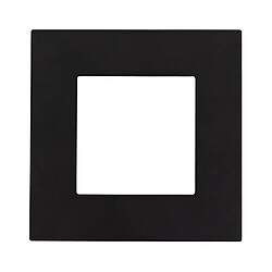 Ledkia Cadre PC 1 Emplacement Modern Noir pour interrupteur tactile moderne